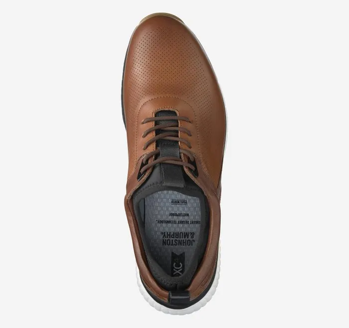 Men Johnston and Murphy LaceUps XC4 H1Luxe Hybrid Tan Waterproof Full Grain Men Johnston and Murphy LaceUps XC4 H1Luxe Hybrid Tan Waterproof Full Grain