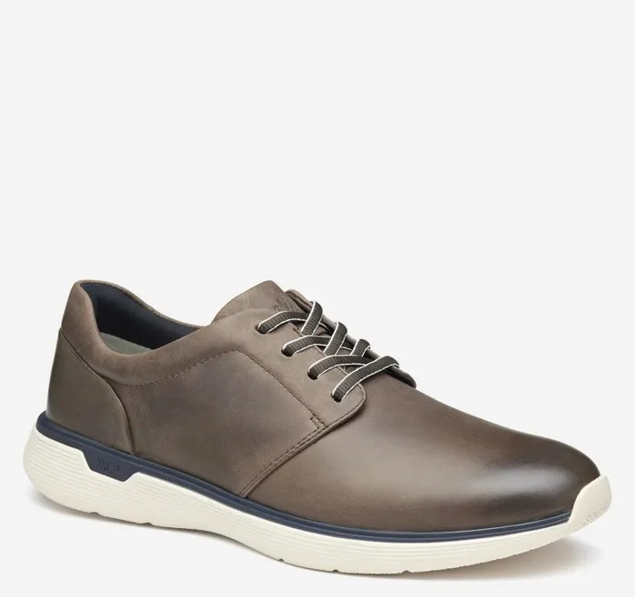 Men Johnston and Murphy LaceUps XC4 Prentiss 2 Plain Toe Stone Oiled Waterproof Full Grain Men Johnston and Murphy LaceUps XC4 Prentiss 2 Plain Toe Stone Oiled Waterproof Full Grain