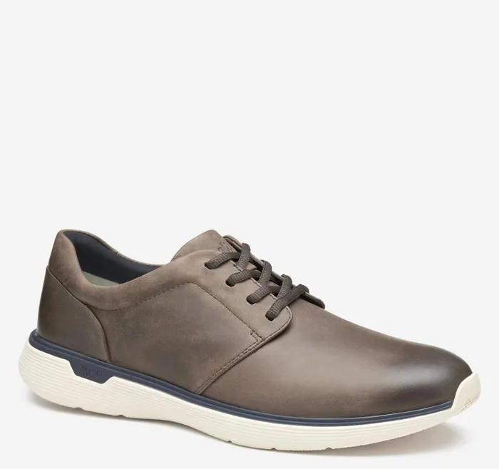 Men Johnston and Murphy LaceUps XC4 Prentiss 2 Plain Toe Stone Oiled Waterproof Full Grain Men Johnston and Murphy LaceUps XC4 Prentiss 2 Plain Toe Stone Oiled Waterproof Full Grain