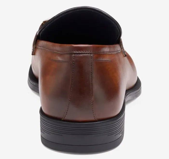 Men Johnston and Murphy SlipOns and Loafers Flynch Bit Loafer Tan Italian Calfskin Men Johnston and Murphy SlipOns and Loafers Flynch Bit Loafer Tan Italian Calfskin