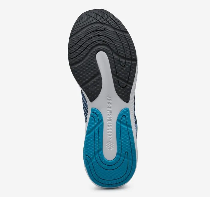 Men Johnston and Murphy Sneakers Miles Knit UThroat Blue Multi Knit Men Johnston and Murphy Sneakers Miles Knit UThroat Blue Multi Knit