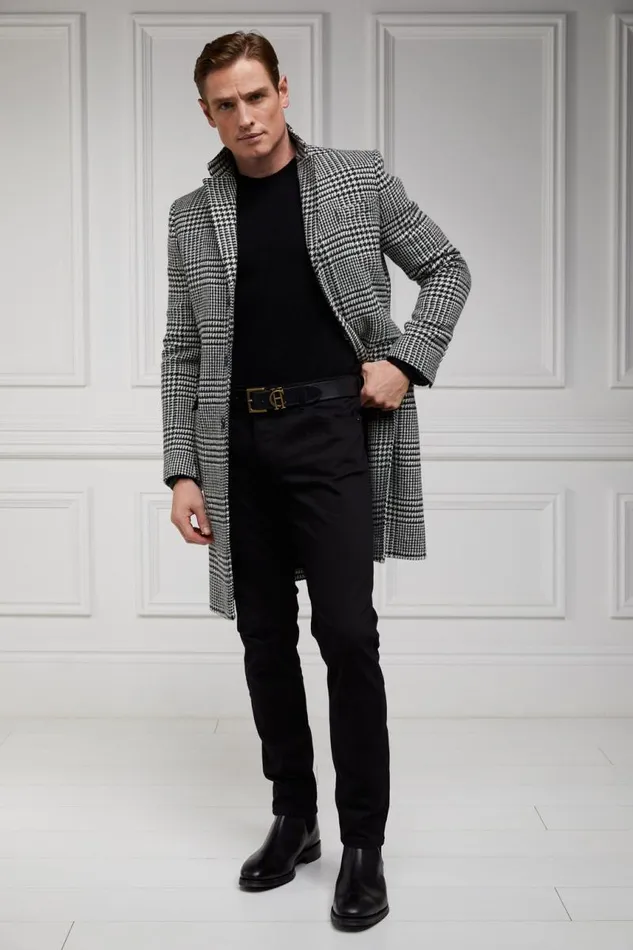 Men Knitwear Holland Cooper Byron Crew Neck Knit Black