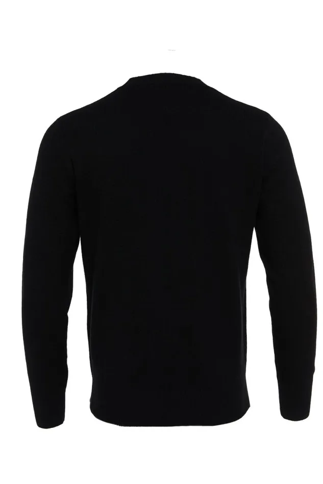 Men Knitwear Holland Cooper Byron Crew Neck Knit Black