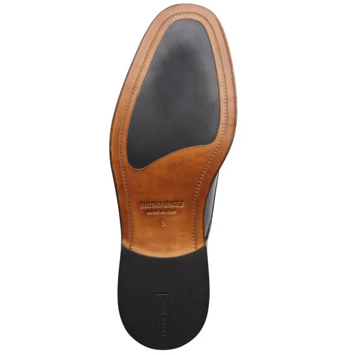 Men Laceups and Oxfords Bruno Magli Aydin Cap Toe Leather DerbyBlack