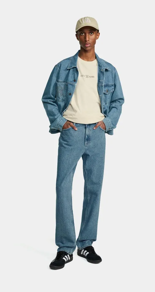 Men Light Blue Kibo Jeans Daily Paper Jeans Men Light Blue Kibo Jeans Daily Paper Jeans