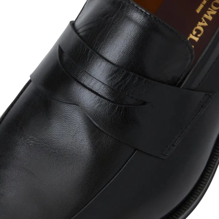Men Loafers and Slipons Bruno Magli Maioco Slip On Loafer Black Leather