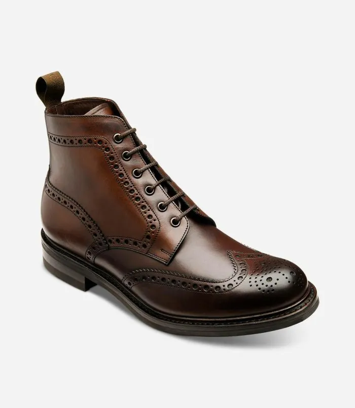 Men Loake Boots Bedale Dark Brown Men Loake Boots Bedale Dark Brown
