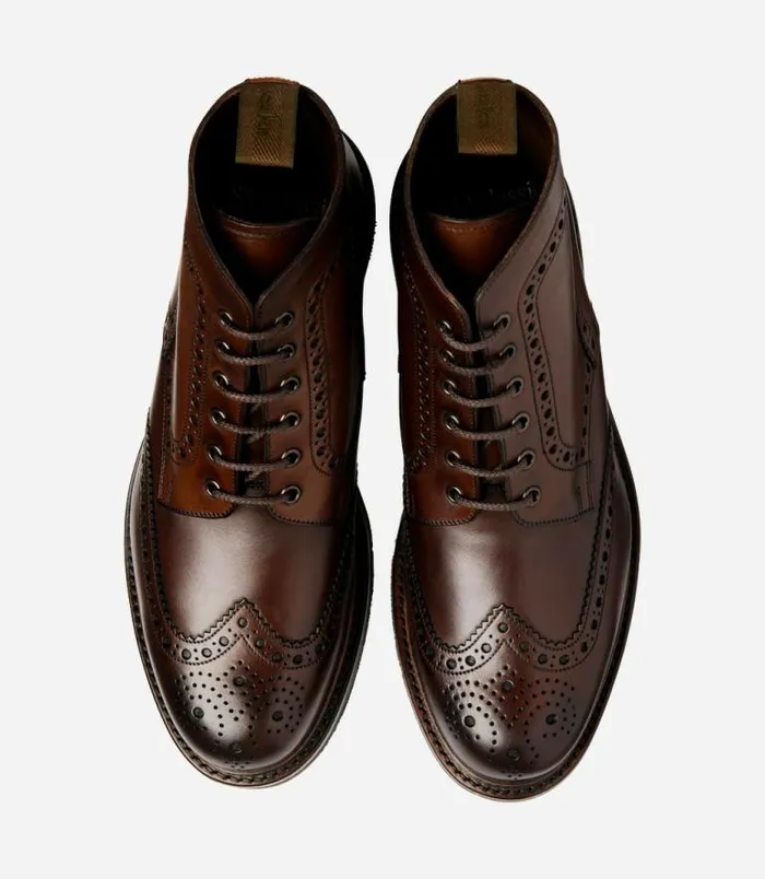 Men Loake Boots Bedale Dark Brown Men Loake Boots Bedale Dark Brown