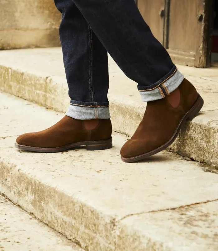 Men Loake Boots Chatsworth Tobacco Suede Men Loake Boots Chatsworth Tobacco Suede