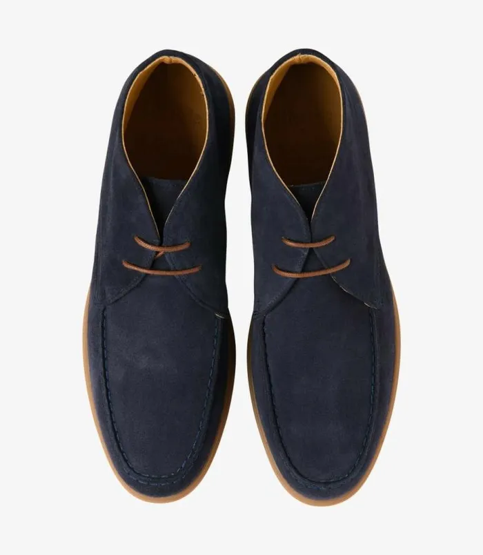 Men Loake Chukka Boots Amalfi Navy Suede Men Loake Chukka Boots Amalfi Navy Suede