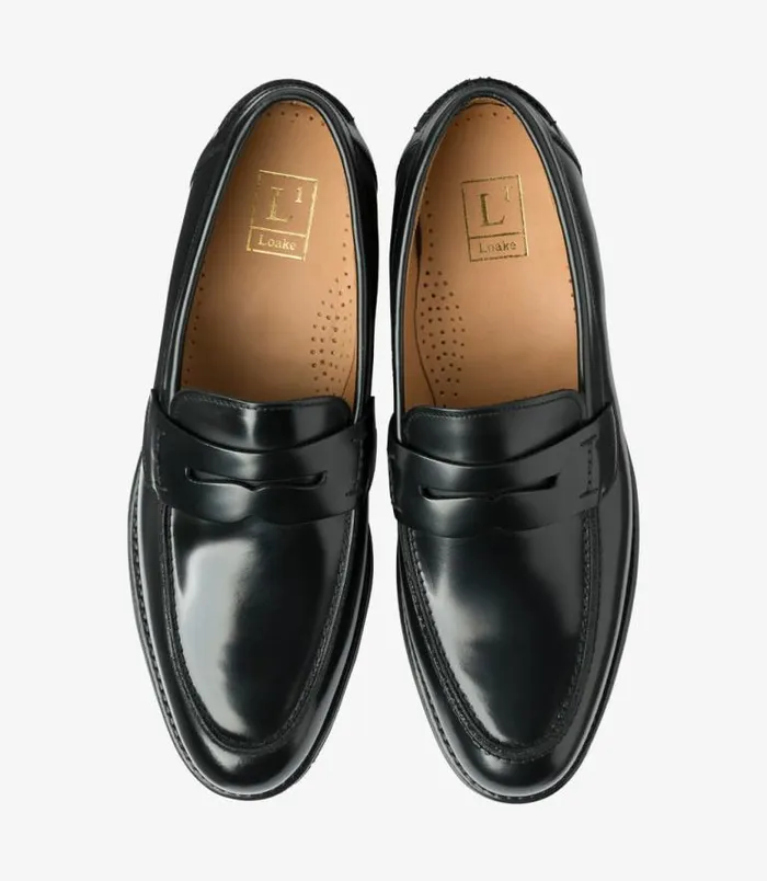 Men Loake Loafers 356 Black Men Loake Loafers 356 Black