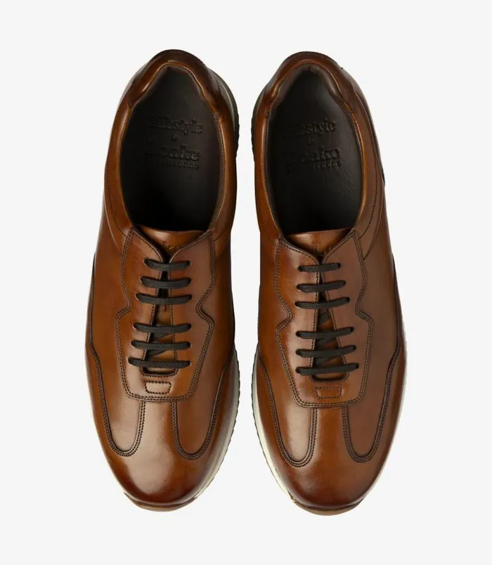 Men Loake Trainers and Sneakers Linford Chestnut Brown Men Loake Trainers and Sneakers Linford Chestnut Brown