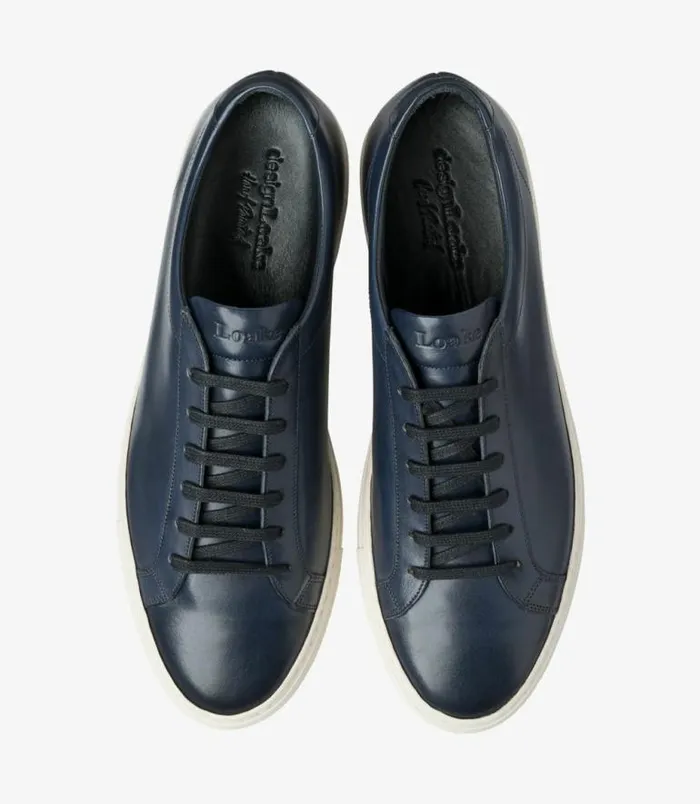 Men Loake Trainers and Sneakers Sprint Navy