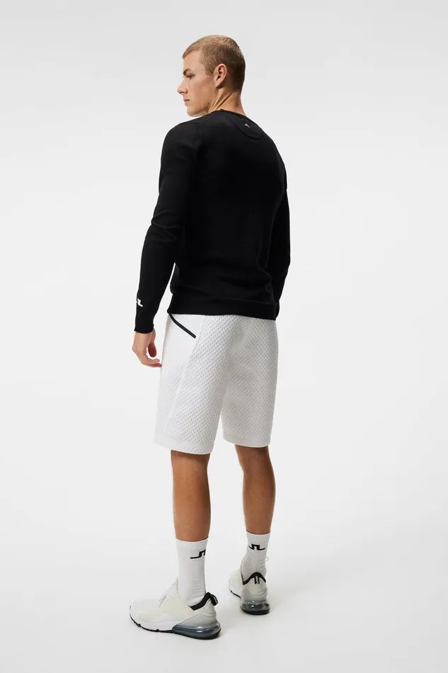 Men Lymann Knitted Sweater Black JLindeberg Knitwear Men Lymann Knitted Sweater Black JLindeberg Knitwear