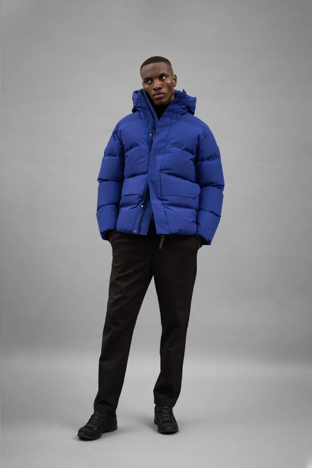 Men Mountain Parka GoreTex Cobalt Blue Norse Projects Outerwear