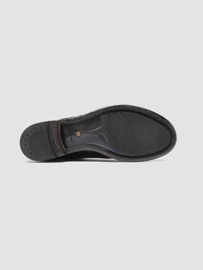 Men Officine Creative Footwear ANATOMIA 051 Black Leather Ankle Boots Men Officine Creative Footwear ANATOMIA 051 Black Leather Ankle Boots