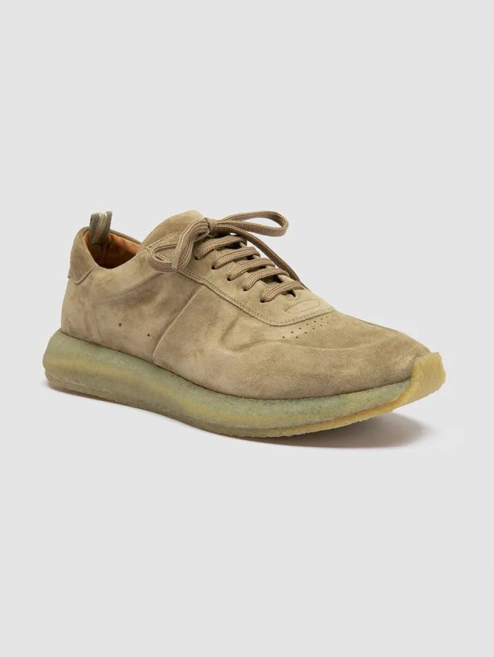 Men Officine Creative Footwear LEGEND 001 Brown Suede Low Top Sneakers Men Officine Creative Footwear LEGEND 001 Brown Suede Low Top Sneakers