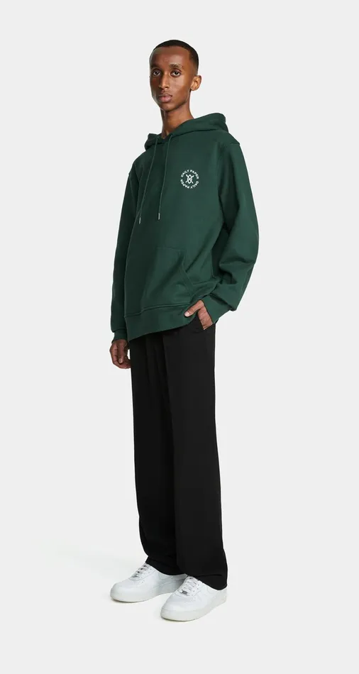 Men Pine Green Circle Hoodie Daily Paper Hoodies and Sweaters