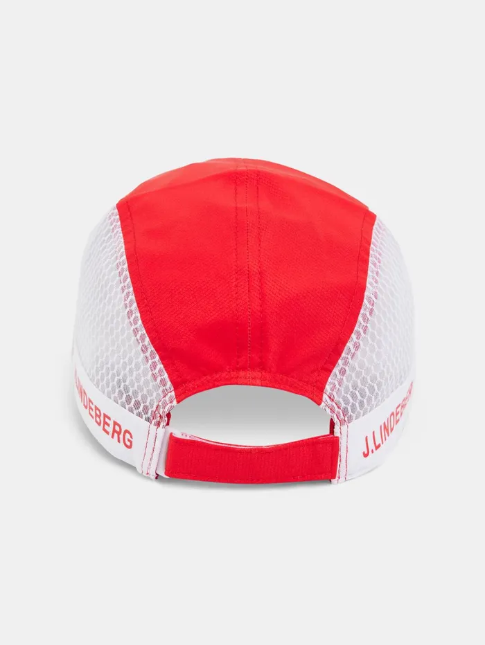Men Rock Cap Fiery Red JLindeberg Caps Men Rock Cap Fiery Red JLindeberg Caps