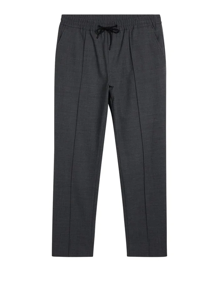 Men Sasha Structured 2 Tone Pants Light Grey Melange JLindeberg Trousers Men Sasha Structured 2 Tone Pants Light Grey Melange JLindeberg Trousers