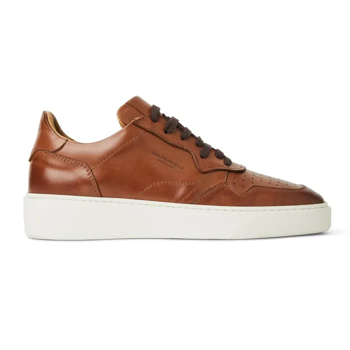 Men Sneakers Bruno Magli Dezi Cup Sole SneakerCognac