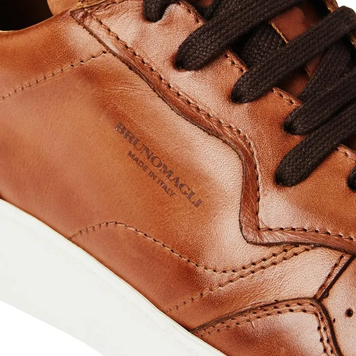 Men Sneakers Bruno Magli Dezi Cup Sole SneakerCognac