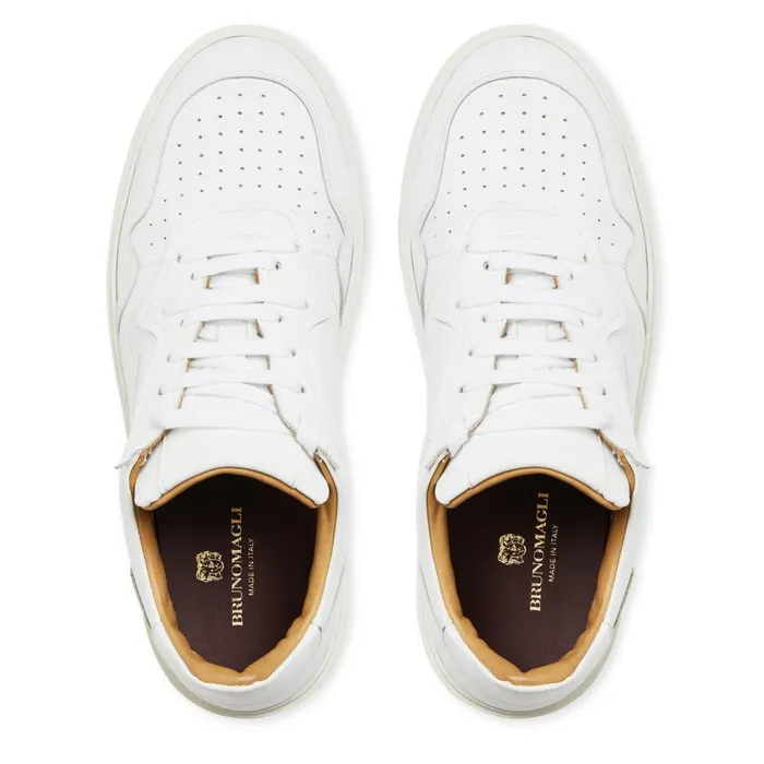 Men Sneakers Bruno Magli Dezi Cup Sole SneakerWhite
