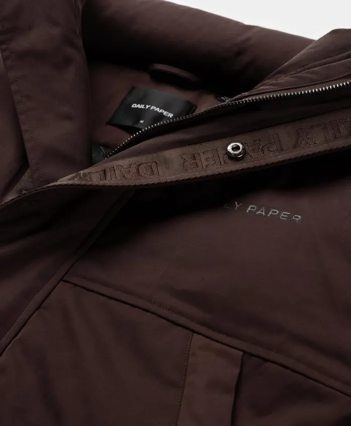 Men Syrup Brown Ronnie Long Jacket Daily Paper Jackets Men Syrup Brown Ronnie Long Jacket Daily Paper Jackets