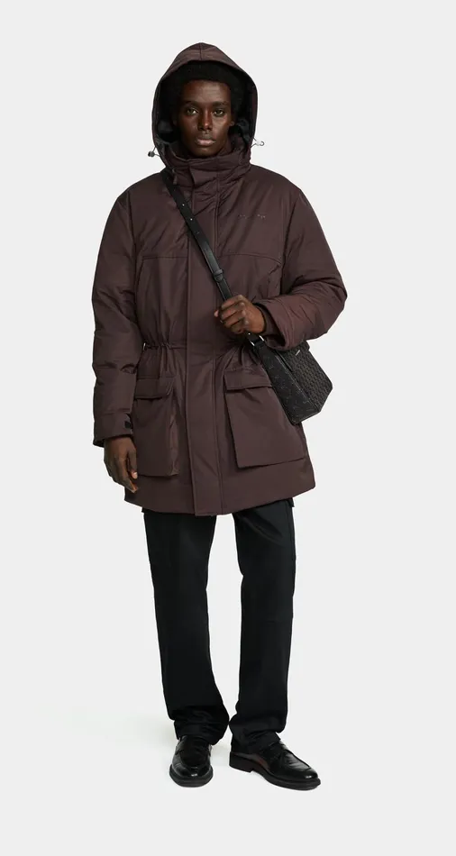 Men Syrup Brown Ronnie Long Jacket Daily Paper Jackets Men Syrup Brown Ronnie Long Jacket Daily Paper Jackets