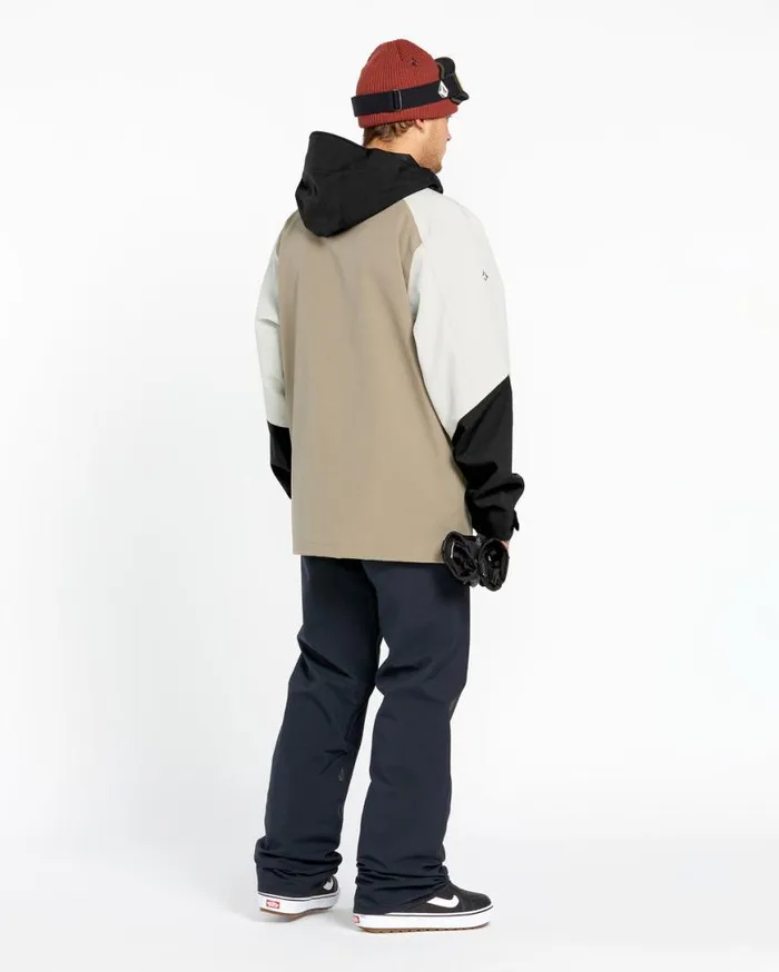 Mens Brighton Full Zip Jacket 8211 Chestnut Brown Mens Volcom Jackets