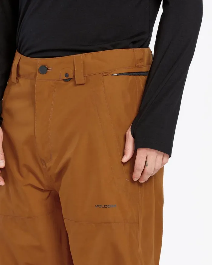 Mens Dua GoreTex Pants 8211 Caramel Mens Volcom Pants