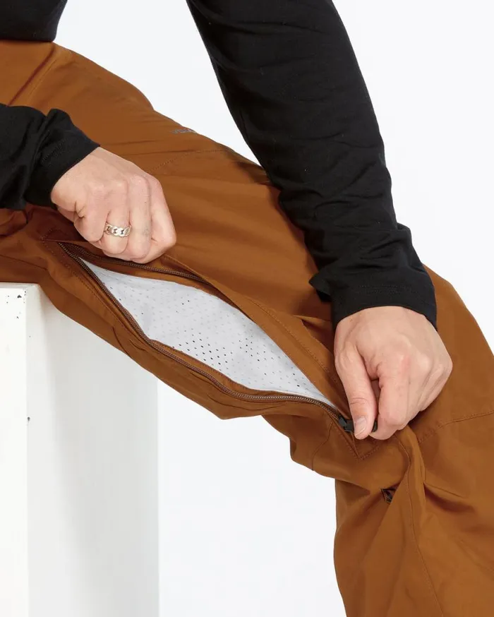 Mens Dua GoreTex Pants 8211 Caramel Mens Volcom Pants