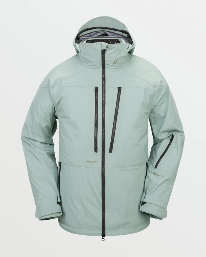 Mens Guch Stretch Gore Jacket 8211 Agave Mens Volcom Jackets