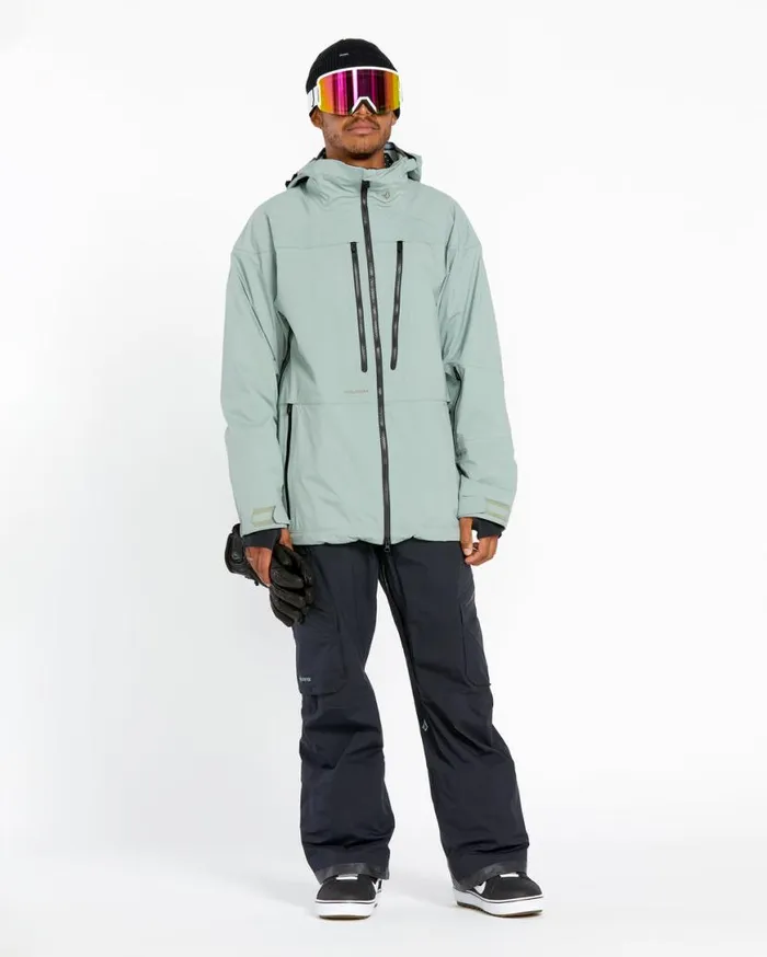 Mens Guch Stretch Gore Jacket 8211 Agave Mens Volcom Jackets