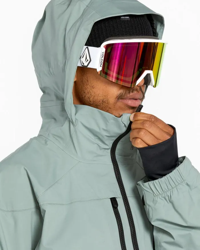 Mens Guch Stretch Gore Jacket 8211 Agave Mens Volcom Jackets