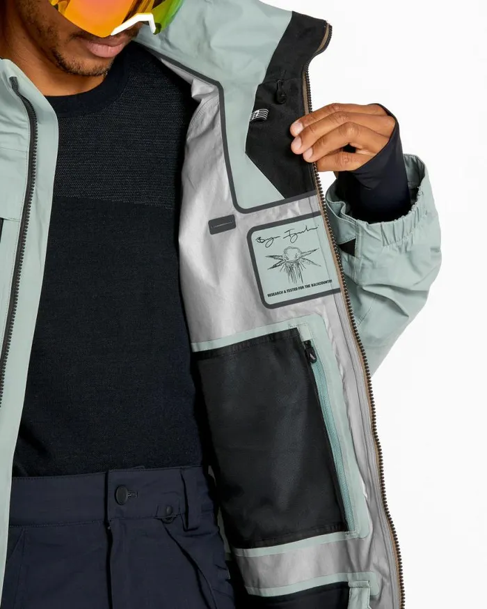 Mens Guch Stretch Gore Jacket 8211 Agave Mens Volcom Jackets
