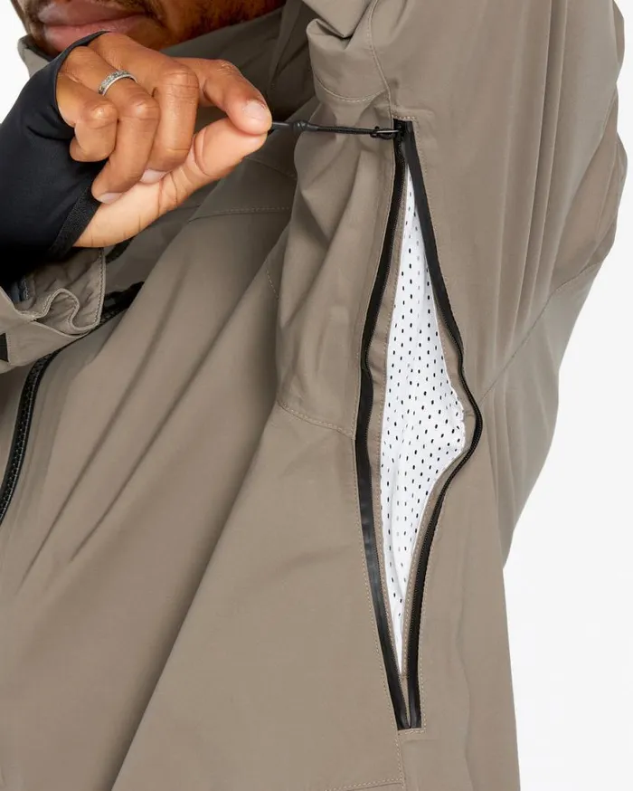 Mens Guch Stretch Gore Jacket 8211 Chestnut Brown Mens Volcom Jackets