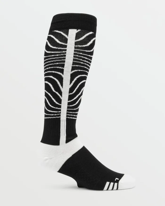 Mens Heavy OverTheCalf Sock 8211 Black Mens Volcom Accessories