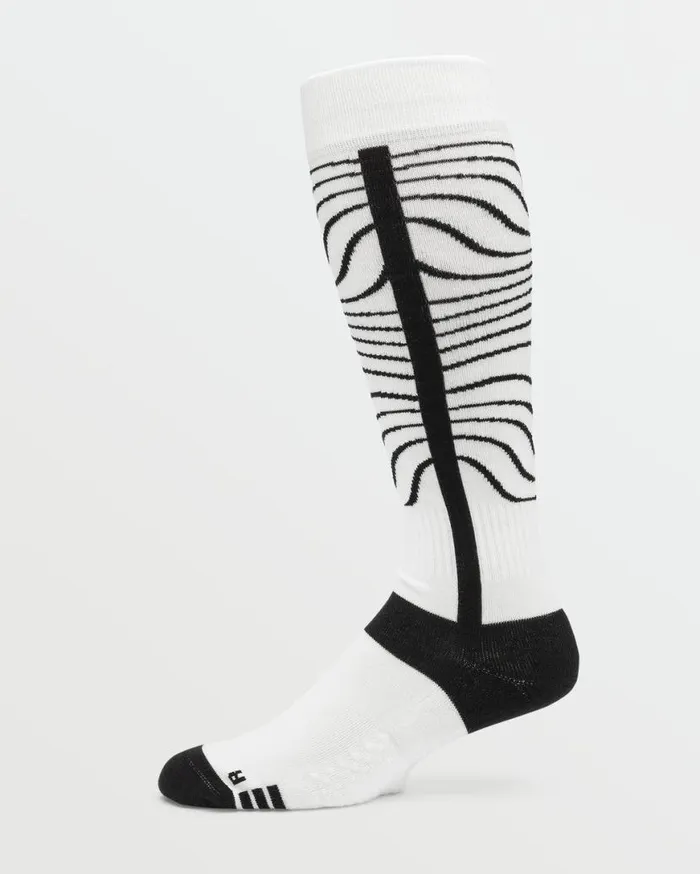 Mens Heavy OverTheCalf Sock 8211 Black Mens Volcom Accessories