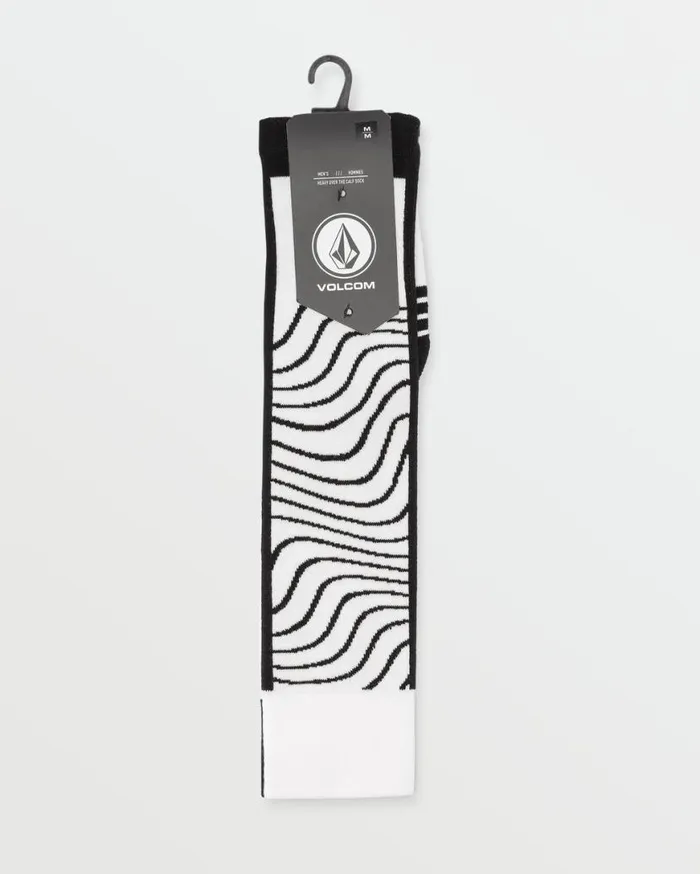 Mens Heavy OverTheCalf Sock 8211 Black Mens Volcom Accessories