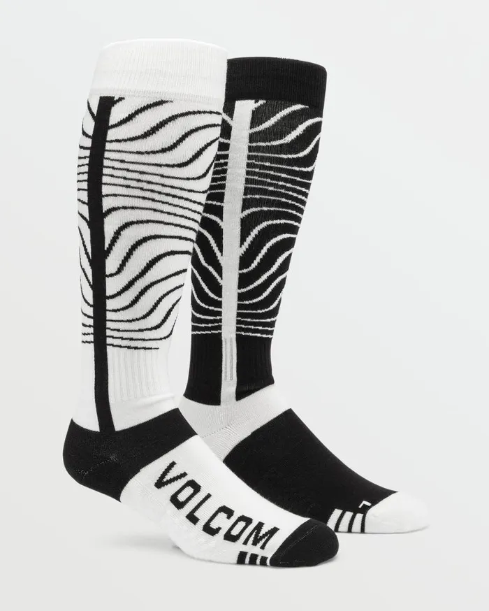 Mens Heavy OverTheCalf Sock 8211 Black Mens Volcom Accessories