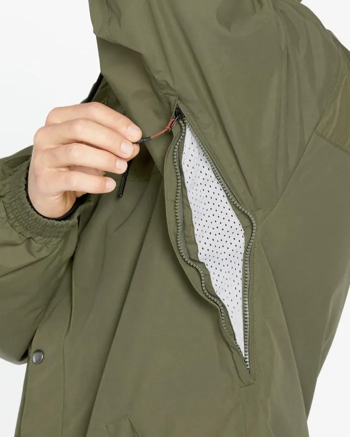 Mens Longo GoreTex Jacket 8211 Ivy Mens Volcom Jackets
