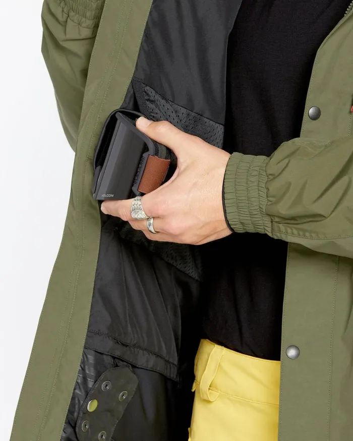 Mens Longo GoreTex Jacket 8211 Ivy Mens Volcom Jackets