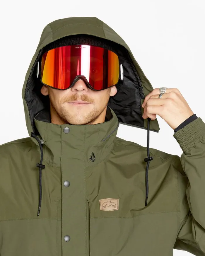 Mens Longo GoreTex Jacket 8211 Ivy Mens Volcom Jackets