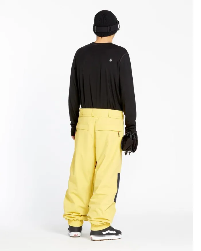 Mens Longo GoreTex Pants 8211 Dark Yellow Mens Volcom Pants