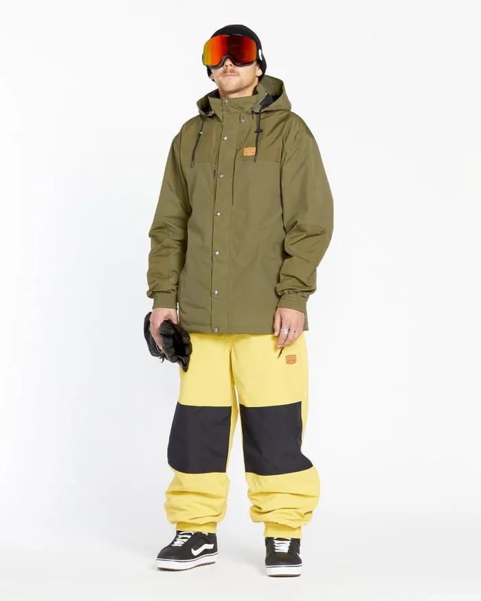 Mens Longo GoreTex Pants 8211 Dark Yellow Mens Volcom Pants