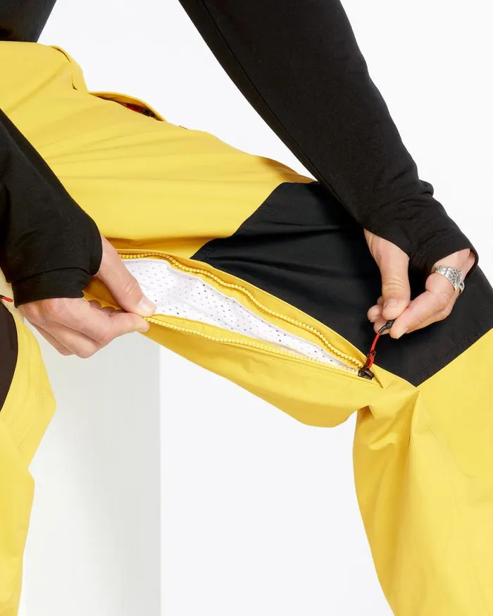 Mens Longo GoreTex Pants 8211 Dark Yellow Mens Volcom Pants