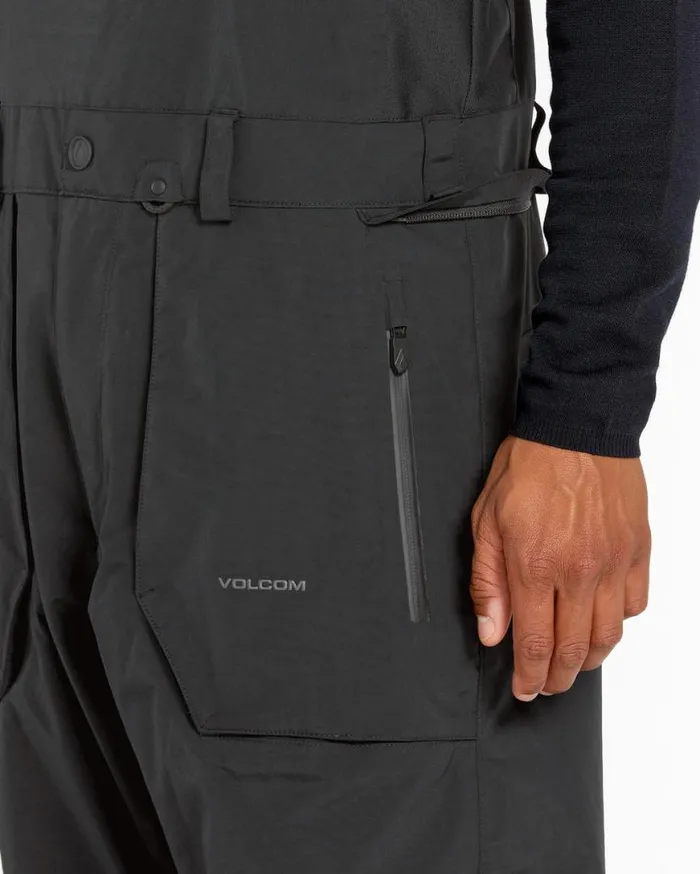 Mens Rain GoreTex Bib Overalls 8211 Black Mens Volcom Pants