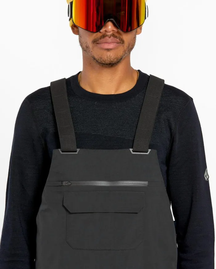 Mens Rain GoreTex Bib Overalls 8211 Black Mens Volcom Pants