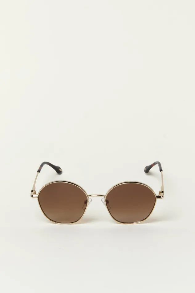 Metal Sunglasses Liora Green Women Baandsh Eyewear